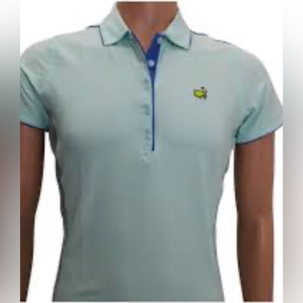 Women Magnolia Lane Green Masters Golf Shirt Size XL